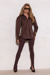 Long sleeve shirt model 220910 Roco Fashion