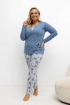 Plus Size Pajamas model 221189 Forever Pink