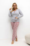 Plus Size Pajamas model 221192 Forever Pink