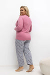 Plus Size Pajamas model 221197 Forever Pink