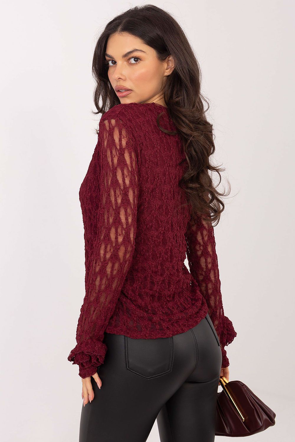 Lace blouse model 222455 Italy Moda