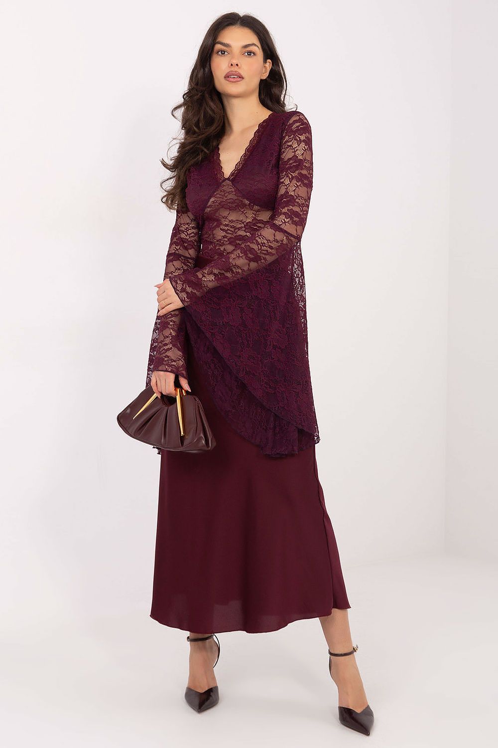 Lace blouse model 222813 Factory Price
