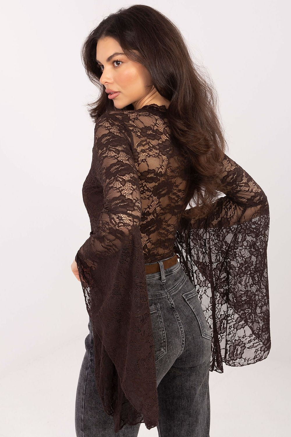 Lace blouse model 222811 Factory Price