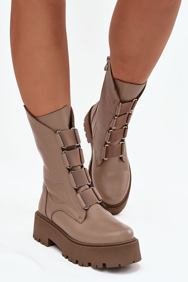 Platform boots model 222965 Step in style