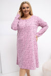 Plus Size Nightgown model 223303 Forever Pink