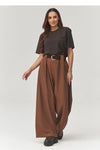 Women trousers model 223364 Makadamia