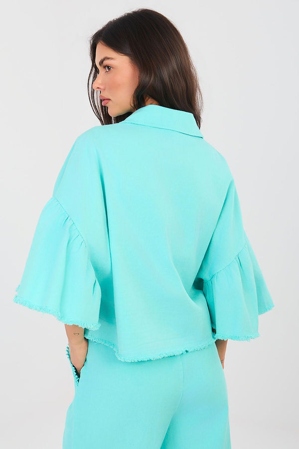Denim jacket model 223630 Rue Paris