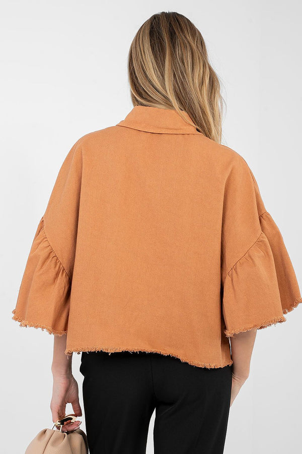 Denim jacket model 223785 Rue Paris