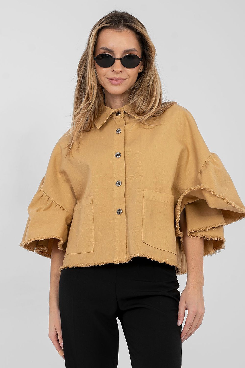 Denim jacket model 223787 Rue Paris