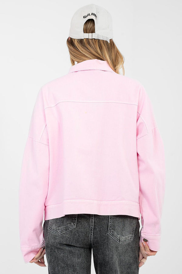 Denim jacket model 223819 Rue Paris