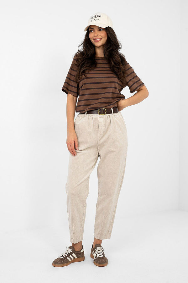 corduroy trousers model 224053 Italy Moda
