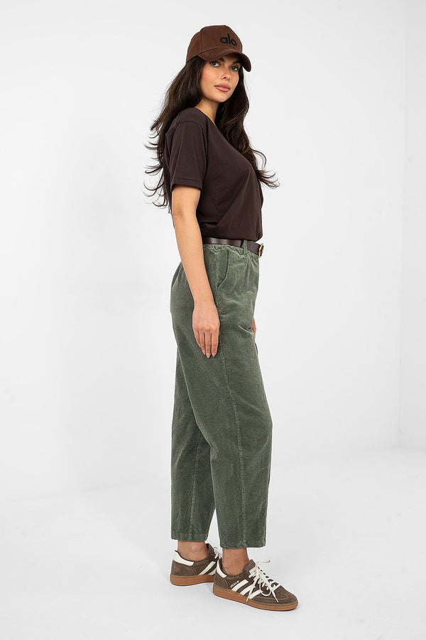 corduroy trousers model 224054 Italy Moda