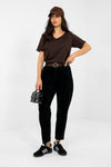 corduroy trousers model 224056 Italy Moda