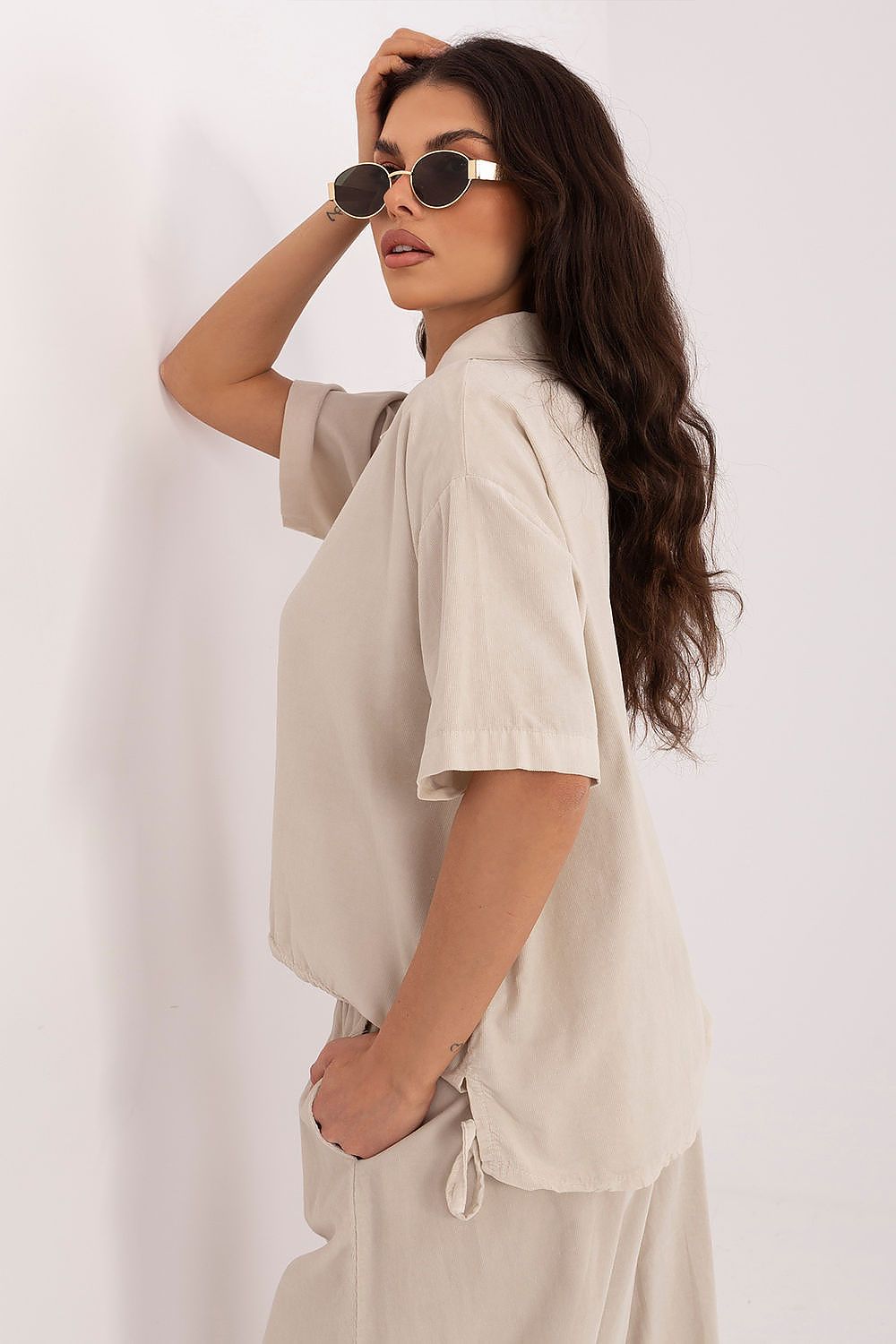 Short sleeve shirt model 226019 Italy Moda