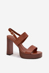 Heel sandals model 226114 Step in style