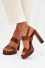 Heel sandals model 226114 Step in style