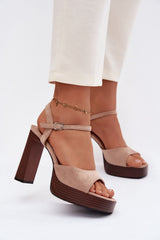 Heel sandals model 226117 Step in style