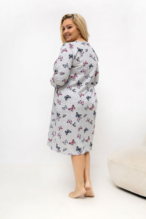 Plus Size Nightgown model 226135 Forever Pink