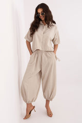 corduroy trousers model 226233 Italy Moda