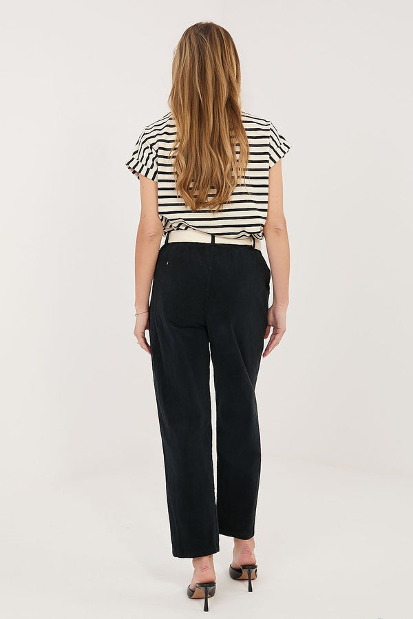 corduroy trousers model 226456 Italy Moda