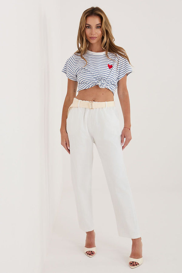corduroy trousers model 226457 Italy Moda