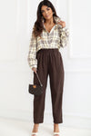 corduroy trousers model 226966 Rue Paris