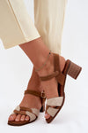 Heel sandals model 227910 Step in style