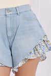 Denim shorts model 228033 Factory Price