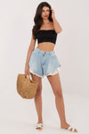 Denim shorts model 228039 Factory Price