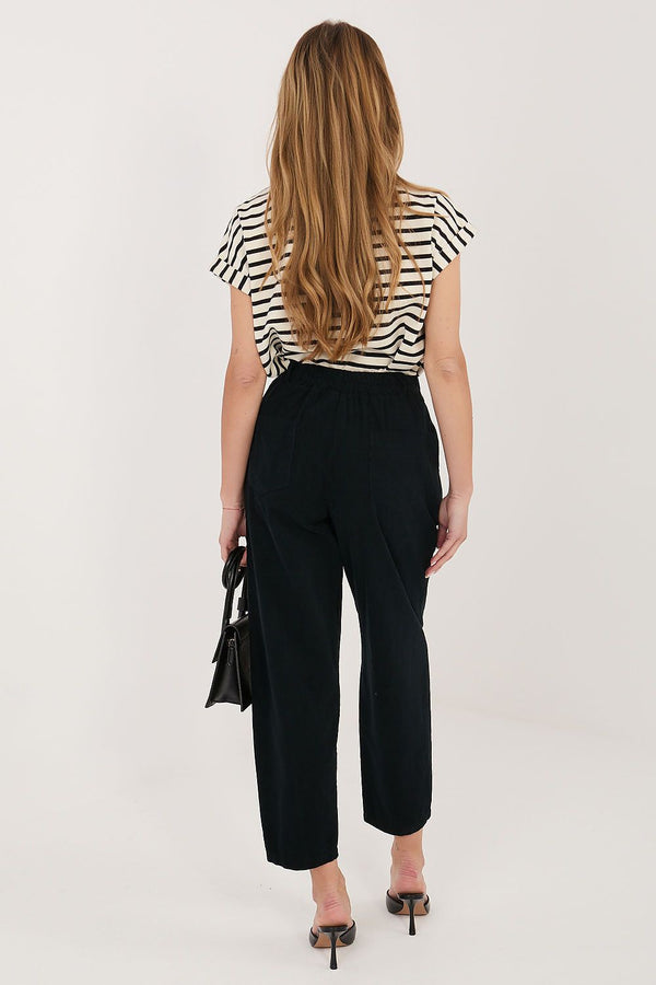 corduroy trousers model 228358 Rue Paris