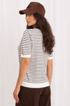 Short sleeve sweater model 230142 Italy Moda