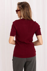 Short sleeve sweater model 230898 Italy Moda