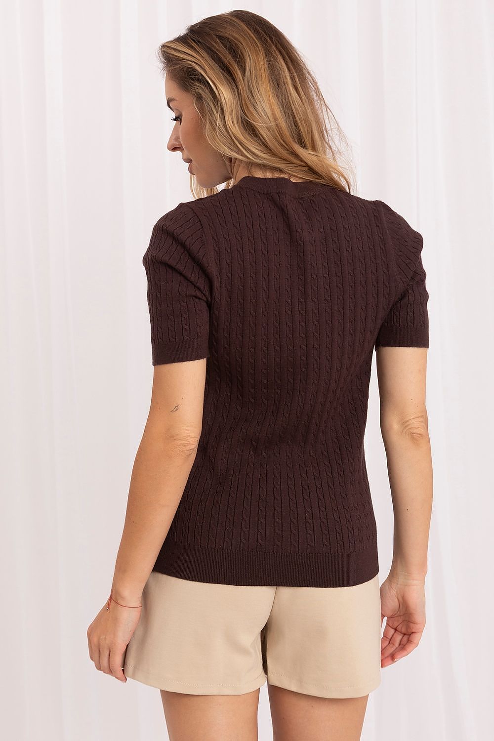 Short sleeve sweater model 230897 Italy Moda