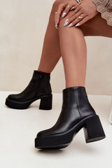 Platform boots model 230924 Step in style