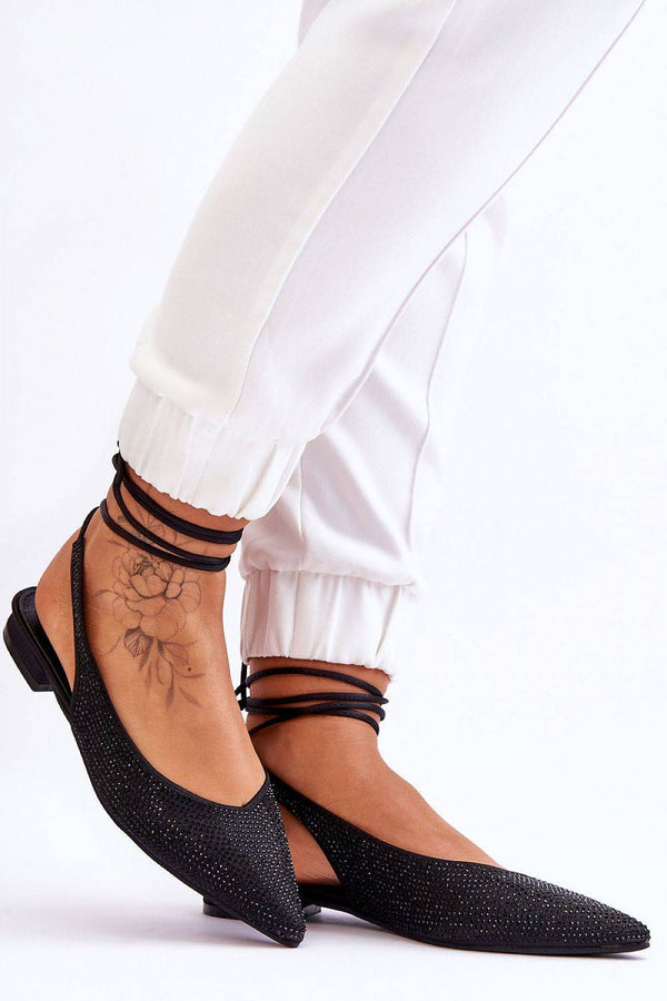 Strappy ballet flats