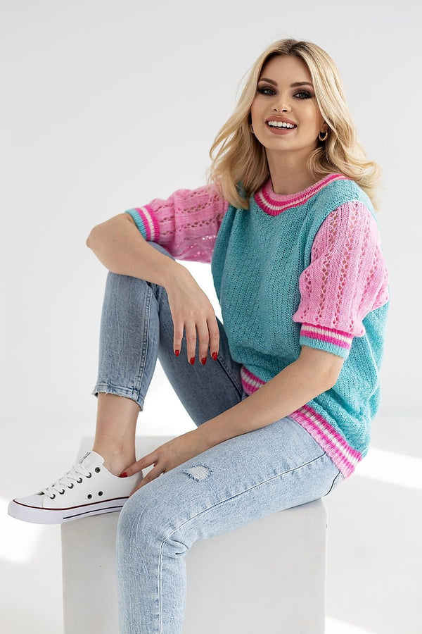 Pull à manches courtes