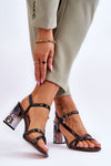sandales à talons