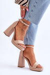 sandales à talons