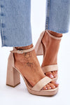 sandales à talons