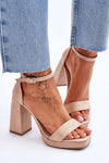 Heel sandals