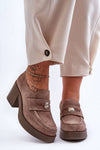 Heeled low shoes