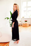 Long bathrobe model 187013 Kalimo