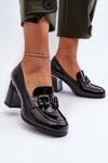 Heeled low shoes