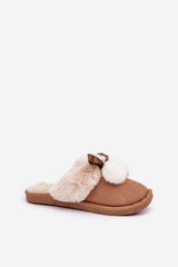 Comfortable Women's Slippers with Fur Lining