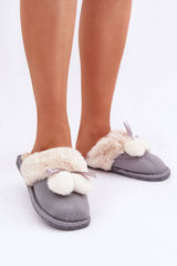 Comfortable Women's Slippers with Fur Lining