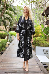 Long bathrobe model 209072 Kalimo