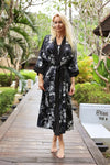 Long bathrobe model 209072 Kalimo