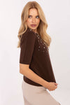  Short sleeve sweater model 216754 Factory Price 