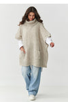  Turtleneck model 217656 Makadamia 
