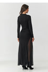  Long dress model 218109 Makadamia 